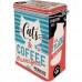 Clip Top Storage Tin - Cats & Coffee